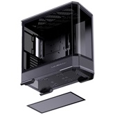Корпус JONSBO D400 Black, TG (aquarium), mini-ITX, mATX, ATX, черный