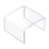 Корпус JONSBO V12 White, TG (aquarium), 2x120mm ARGB Fan, mini-ITX, mATX, белый