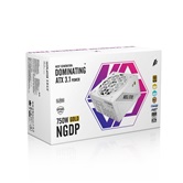Блок питания 1STPLAYER NGDP GOLD 750W White / ATX 3.1, APFC, 80 PLUS Gold, LLC+DC-DC, full Japan solid-state caps, 120mm fan, full modular / HA-750BA4-WH