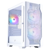 Корпус 1STPLAYER DK D4-M FRGB White / mATX / 2x140mm & 1x120mm FRGB fans / D4-M-WH-2F1P-W-1F1-W