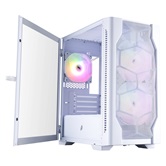 Корпус 1STPLAYER DK D4-M ARGB White / mATX / 2x140mm & 1x120mm ARGB fans / D4-M-WH-2F7-14-W-1F7-W