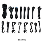 Блок питания Lian Li EG1200G / Black / ATX 3.1, 1200W, 80 PLUS Gold, PCIe 5.1, APFC, USB/FAN HUB, 120mm FDB Fan, Fully Modular / G9P.EG1200G.BH00.RU