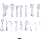 Блок питания Lian Li EG1200G / White / ATX 3.1, 1200W, 80 PLUS Gold, PCIe 5.1, APFC, USB/FAN HUB, 120mm FDB Fan, Fully Modular / G9P.EG1200G.WH00.RU