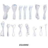 Блок питания Lian Li EG1000G / White / ATX 3.1, 1000W, 80 PLUS Gold, PCIe 5.1, APFC, USB/FAN HUB, 120mm FDB Fan, Fully Modular / G9P.EG1000G.WH00.RU