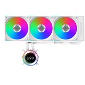 Система водяного охлаждения Lian Li HydroShift II LCD-C 360R (GHS2LCD36RW WHITE) / 3x120mm ARGB PWM Fans / G89.GHS2LCD36RW.R0