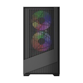 Корпус Powercase Mistral Micro A12B, Tempered Glass, 3x120mm FRGB fan, чёрный, mATX  (CMMA12B-L3)