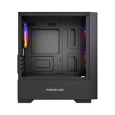 Корпус Powercase Mistral Micro A12B, Tempered Glass, 3x120mm FRGB fan, чёрный, mATX  (CMMA12B-L3)