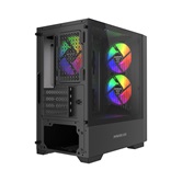 Корпус Powercase Mistral Micro A12B, Tempered Glass, 3x120mm FRGB fan, чёрный, mATX  (CMMA12B-L3)