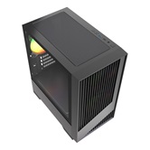 Корпус Powercase Mistral Micro A12B, Tempered Glass, 3x120mm FRGB fan, чёрный, mATX  (CMMA12B-L3)