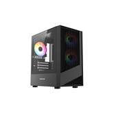 Корпус Powercase Mistral Micro A12B, Tempered Glass, 3x120mm FRGB fan, чёрный, mATX  (CMMA12B-L3)