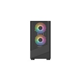Корпус Powercase Mistral Micro A12B, Tempered Glass, 3x120mm FRGB fan, чёрный, mATX  (CMMA12B-L3)