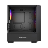 Корпус Powercase Mistral Micro A15B, Tempered Glass, 3x120mm FRGB fan, чёрный, mATX  (CMMA15B-L3)