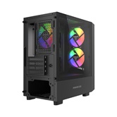 Корпус Powercase Mistral Micro A15B, Tempered Glass, 3x120mm FRGB fan, чёрный, mATX  (CMMA15B-L3)