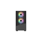 Корпус Powercase Mistral Micro A15B, Tempered Glass, 3x120mm FRGB fan, чёрный, mATX  (CMMA15B-L3)