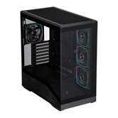 Корпус 1STPLAYER GM7 ARGB Black / ATX / 4x120mm ARGB fans / GM7-BK-3FN7R-1FN7