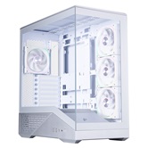 Корпус 1STPLAYER GM7 ARGB Silver / ATX / 4x120mm ARGB fans / GM7-SV-3FN7R-W-1FN7-W