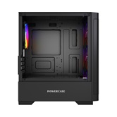 Корпус Powercase Mistral Micro A13B, Tempered Glass, 4x120mm FRGB fan, чёрный, mATX  (CMMA13B-L4)