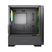 Корпус Powercase Mistral Micro A13B, Tempered Glass, 4x120mm FRGB fan, чёрный, mATX  (CMMA13B-L4)