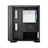Корпус Powercase Mistral Micro A13B, Tempered Glass, 4x120mm FRGB fan, чёрный, mATX  (CMMA13B-L4)