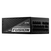 Блок питания XPG  FUSION 1600 TITANIUM  (ATX 3.1 1600W, Full Modular, PWM 135mm fan, 80+ Titanium, all Japanese capasitors) RET