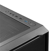 Корпус XASTRA  A400M 0F Black mATX/Mesh/Screwless TG+Mesh/ no fans/ A400M-0F