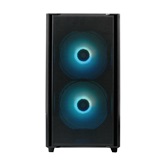 Корпус XASTRA  A400M 3ARGB-C6 Black mATX/ Mesh/ Screwless TG+Mesh/2x140mm + 1x120mm FC ARGB PWM fans/Argb+PWM HUB 6port/ A400M-2FC14A-1FC12A-C6