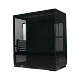 Корпус XASTRA Q500M-0F Black mATX/Aquarium/Screewless/no fans/ Q500M-0F