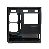 Корпус XASTRA Q500M-0F Black mATX/Aquarium/Screewless/no fans/ Q500M-0F