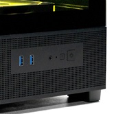 Корпус XASTRA Q500M-0F Black mATX/Aquarium/Screewless/no fans/ Q500M-0F