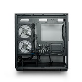 Корпус XASTRA Q500M 6ARGB-C10-UC Black mATX/Aquarium/Screewless/ 6x120mm ARGB PWM FM fans/Argb+PWM HUB 10port/ Type-C/ Q500M-6FM12A-C10-UC