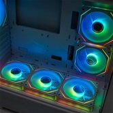 Корпус XASTRA Q500M 6ARGB-C10-UC White mATX/Aquarium/Screewless/ 6x120mm ARGB PWM FM fans/Argb+PWM HUB 10port/ Type-C/ Q500M-6FM12A-C10-UC-WH