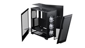 Корпус PHANTEKS Eclipse G370A, Black, 3x120mm ARGB Fan, боковая панель Tempered Glass, Mid-Tower / PH-EC370GA_DBK01