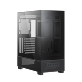 Корпус XASTRA Q500-0F Black ATX/Aquarium/Screewless/no fans/ Q500-0F