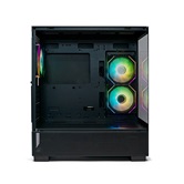 Корпус XASTRA Q500 3ARGB-C10 Black ATX/Aquarium/Screewless/ 3x120mm ARGB PWM FM fans/Argb+PWM HUB 10port/ Q500-3FM12A-C10