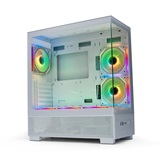 Корпус XASTRA Q500 6ARGB-C10-UC White ATX/Aquarium/Screewless/ 6x120mm ARGB PWM FM fans/Argb+PWM HUB 10port/ Type-C/ Q500-6FM12A-C10-UC-WH