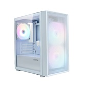 Корпус XASTRA  A305M 3FRGB White mATX/Mesh/ tempered glass / 2x140mm + 1x120mm FRGB fans/ Door/ A305M-2FC14F-1FC12F-D-WH