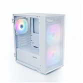 Корпус XASTRA  A305M 3FRGB White mATX/Mesh/ tempered glass / 2x140mm + 1x120mm FRGB fans/ Door/ A305M-2FC14F-1FC12F-D-WH