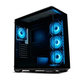 Корпус XASTRA Q600 4ARGB-C10 Black ATX/Aquarium/Screewless/3x120mm ARGB PWM FM fans/Argb+PWM HUB 10port/ Q600-4FM12A-C10