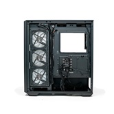 Корпус XASTRA Q600 6ARGB-C10 Black ATX/Aquarium/Screewless/6x120mm ARGB PWM FM fans/Argb+PWM HUB 10port/ Q600-6FM12A-C10