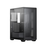 Корпус XASTRA Q600 6ARGB-C10 Black ATX/Aquarium/Screewless/6x120mm ARGB PWM FM fans/Argb+PWM HUB 10port/ Q600-6FM12A-C10