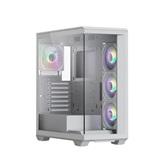 Корпус XASTRA Q600 4ARGB-C10-WH White ATX/Aquarium/Screewless/3x120mm ARGB PWM FM fans/Argb+PWM HUB 10port/ Q600-4FM12A-C10-WH