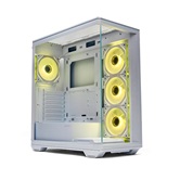 Корпус XASTRA Q600 4ARGB-C10-WH White ATX/Aquarium/Screewless/3x120mm ARGB PWM FM fans/Argb+PWM HUB 10port/ Q600-4FM12A-C10-WH