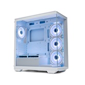 Корпус XASTRA Q600 6ARGB-C10-WH White ATX/Aquarium/Screewless/6x120mm ARGB PWM FM fans/Argb+PWM HUB 10port/ Q600-6FM12A-C10-WH