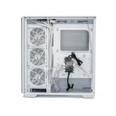 Корпус XASTRA Q600 6ARGB-C10-WH White ATX/Aquarium/Screewless/6x120mm ARGB PWM FM fans/Argb+PWM HUB 10port/ Q600-6FM12A-C10-WH