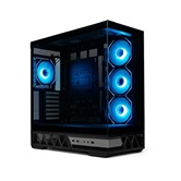 Корпус XASTRA Q700 4ARGB-C10-UC Black ATX/Aquarium/Screewless/4x120mm ARGB PWM mirror fans/Argb+PWM HUB 10port/Type C Q700-4FM12A-C10-UC