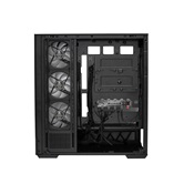 Корпус XASTRA Q700 4ARGB-C10-UC Black ATX/Aquarium/Screewless/4x120mm ARGB PWM mirror fans/Argb+PWM HUB 10port/Type C Q700-4FM12A-C10-UC