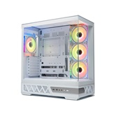Корпус XASTRA Q700 4ARGB-C10-UC White ATX/Aquarium/Screewless/4x120mm ARGB PWM mirror fans/Argb+PWM HUB 10port/Type C Q700-4FM12A-C10-UC-WH