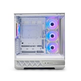 Корпус XASTRA Q700 4ARGB-C10-UC White ATX/Aquarium/Screewless/4x120mm ARGB PWM mirror fans/Argb+PWM HUB 10port/Type C Q700-4FM12A-C10-UC-WH