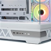 Корпус XASTRA Q700 7ARGB-C10-UC White ATX/Aquarium/Screewless/7x120mm ARGB PWM mirror fans/Argb+PWM HUB 10port/Type C Q700-7FM12A-C10-UC-WH