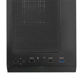 Корпус XASTRA  A307M 2BK SI Black mATX/Mesh/Metal left panel / 2x120mm PWM FC black fans/ A307M-2FC12BK-SI